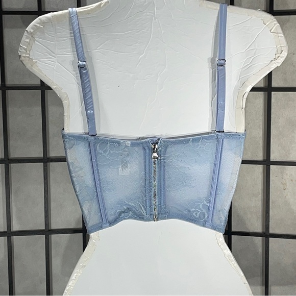 Fleur du mal ladies lace bustier top size 32DD - Picture 4 of 7